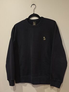 OVO October's Very Own Black Crewneck with Gold Owl Embroidery